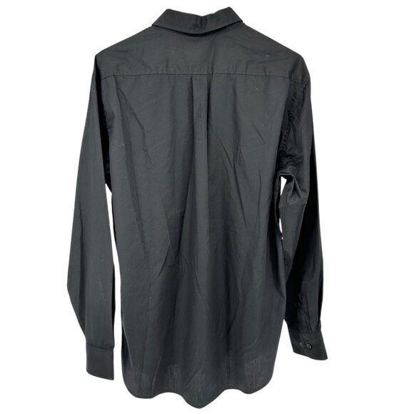 University Of Kentucky Shirt Mens M Embroidered Black Button-Down Port Authority - Picture 2 of 7